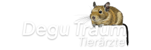 Logo Degu Traum Tierärzte (Dunkle Version)